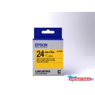 Epson LK-6YBP Black/Yellow 24mm szalag (9m)