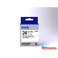 Epson LK-6WBN Black/White 24mm szalag (9m)