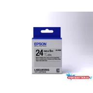 Epson LK-6SBE Black/Matt Silver 24mm szalag(9m)