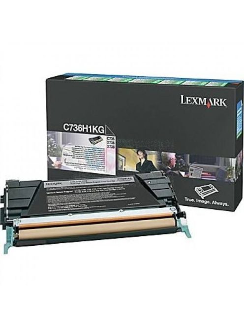Lexmark C736 / X736 / 738 High Return Toner Black 12k (Original) C736H1KG