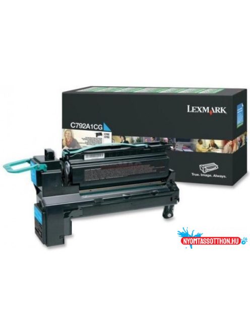 Lexmark C792/X792 Return Toner Cyan 6.000 oldal (Eredeti) C792A1CG