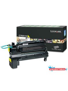   Lexmark C792 Extra High Return Toner Yellow 20.000 oldal (Eredeti) C792X1YG