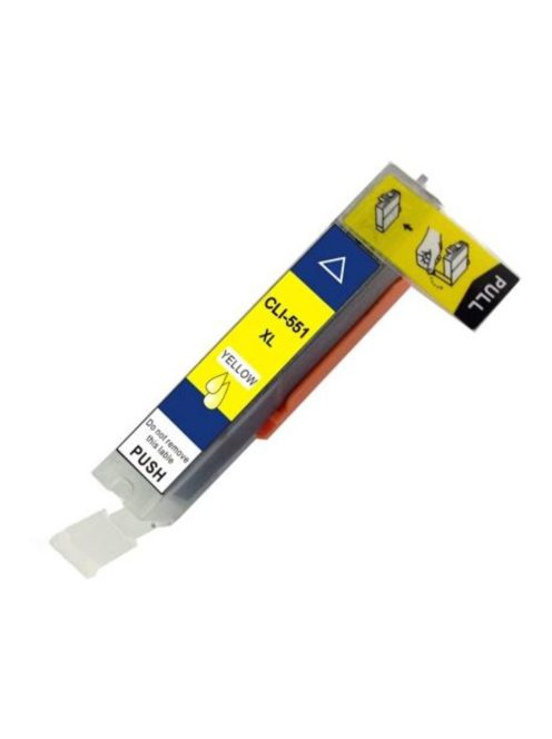Starink CLI-551XL utángyártott yellow tintapatron (chipes) (db)