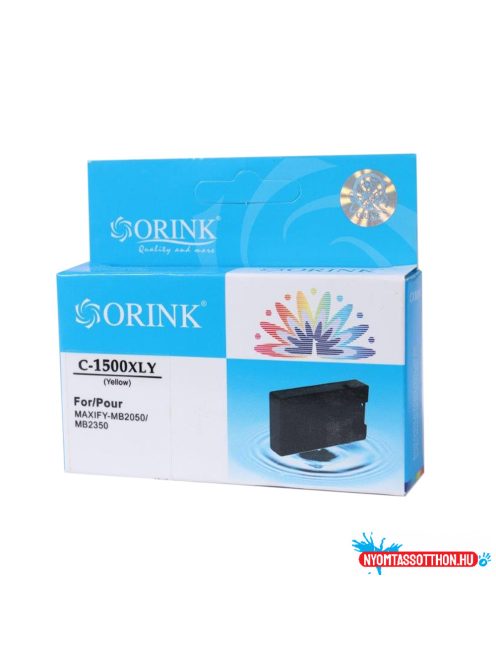 Canon PGI2500XL tintapatron yellow ORINK (utángyártott)