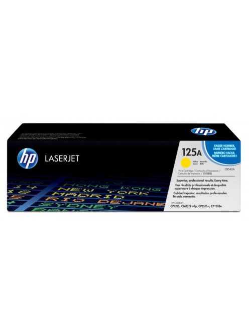 HP CB542A Toner Yellow 1.4k No.125A (Original)