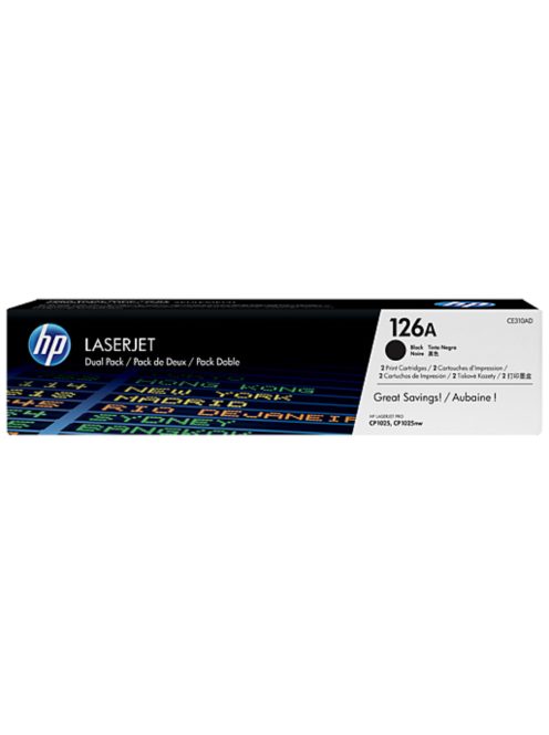 HP CE310AD Toner Black 2x1.2k No.126A (Original)