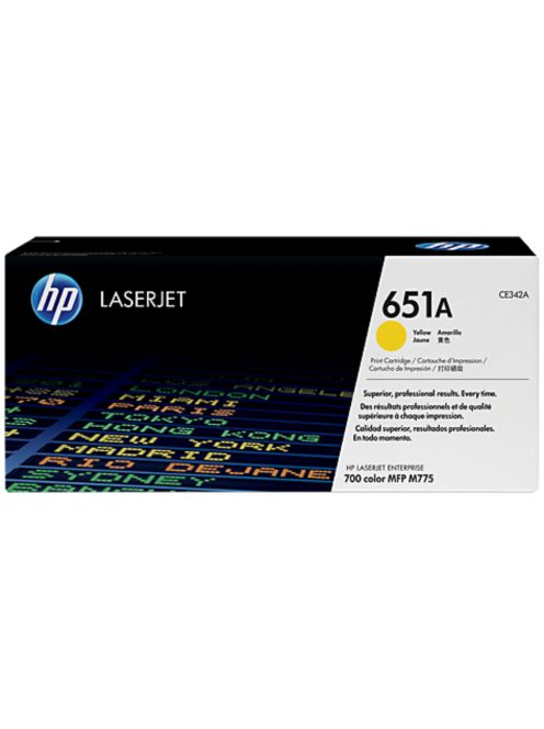 HP CE342A Toner Yellow 16k No.651A (Original)