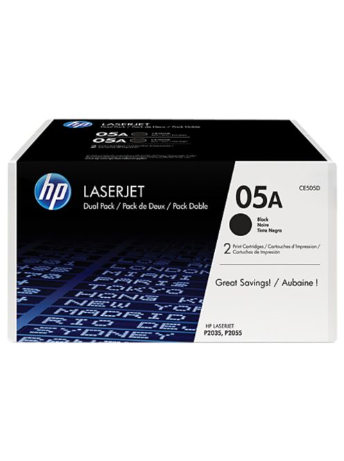 HP CE505D Toner Black 2x2,3k No.05A (Original)