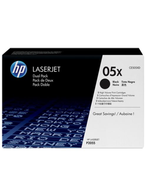 HP CE505XD Toner Black 2x6,5k No.05XD (Original)