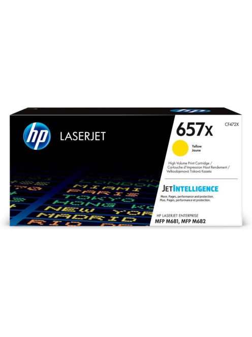 HP CF472X Toner Yellow 23k No.657X (Original)