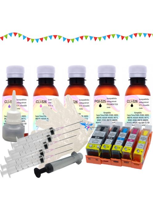 PGI-525 / CLI-526 Compatible Refill Ink Cartridge (UV Resistant Ink)