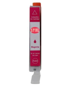CLI-571 Magenta Compatible XL Size Ink Cartridge PREMIUM