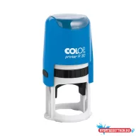 Bélyegzõ R30 Printer Colop kék ház kör lenyomat