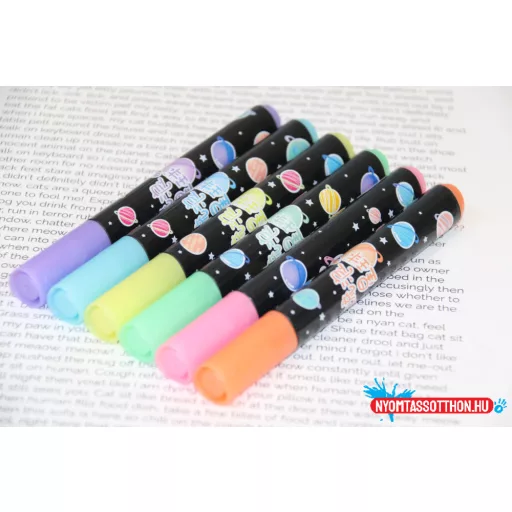 Bolygós, színes szövegkiemelő