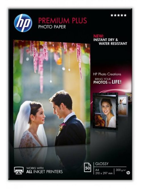 HP A / 4 Premium Plus Glossy Photo Paper 50 sheets 300g (Original)