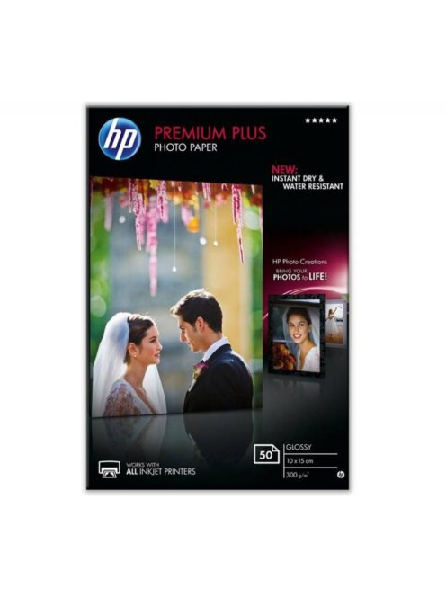 HP 10x15 Premium Plus Glossy Photo Paper 50 sheets 300g (Original)