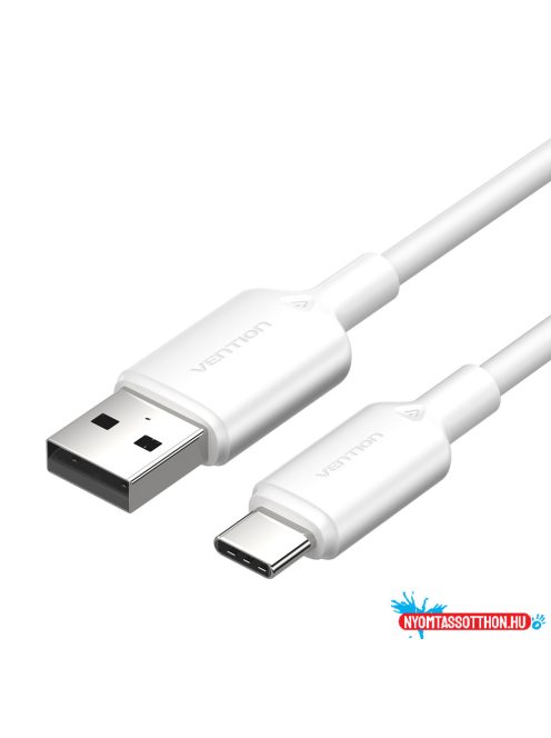 Vention USB-A 2.0/M -> USB-C/M, 1m,(fehér), kábel