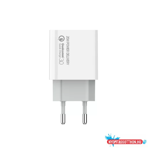 ColorWay AC töltő  USB-C 20W V2 fehér (CW-CHS026PD-WT)
