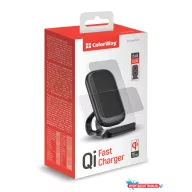   ColorWay Qi gyorstöltő állvány telefonhoz Qi 15W fekete (CW-CHW31Q-BK)