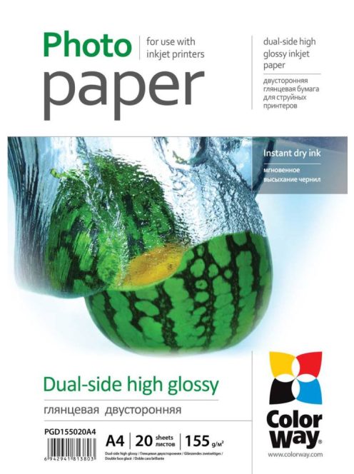 Photo Paper High Glossy Duplex Photo Paper 155g / m A4 20 Arc