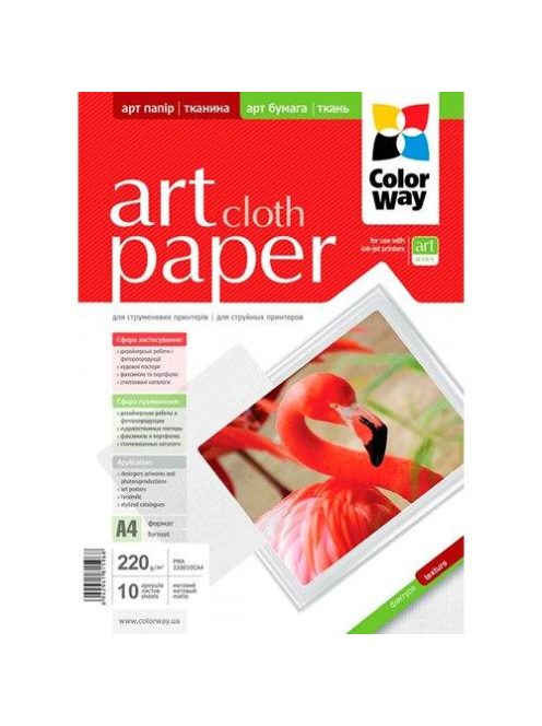 Photo paper ART matte fabric 220g / m A4 10 sheet