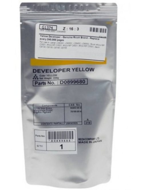 Ricoh MPC3001,3501 developer Yellow (Eredeti)