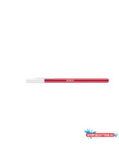 Golyóstoll 0,7mm, kupakos, Ico Signetta, írásszín piros