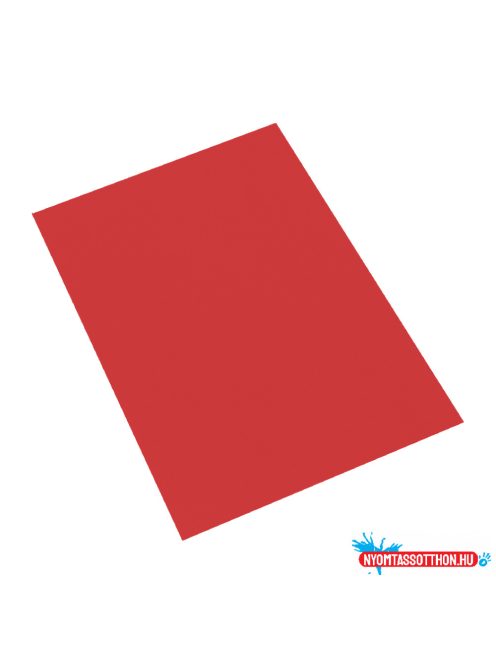 Dekor karton 2 oldalas 48x68cm, 300g. 25ív/csomag, Bluering® piros