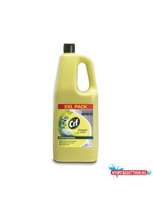 Súrolókrém 2000 ml Professional Cif Cream Lemon