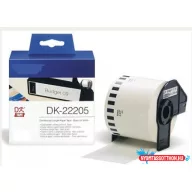   Utángyártott BROTHER DK22205 papírszalag 62mm x 30,48 m IK