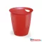 Papírkosár 16l, Durable Trend, áttetszõ piros