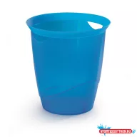 Papírkosár 16l, Durable Trend, áttetszõ kék