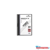 Klip mappa 30lap Durable Duraclip(R), antracit