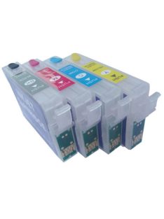   Epson T1291-T1294 Compatible Rechargeable Ink Cartridge (Without Ink)