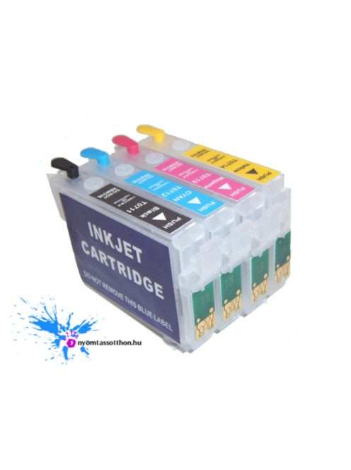 Epson T0711-714 Compatible Rechargeable Ink Cartridge (Without Ink)