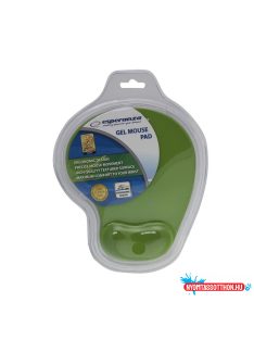 Egérpad csuklótámasszal, géltöltésû, Esperanza zöld