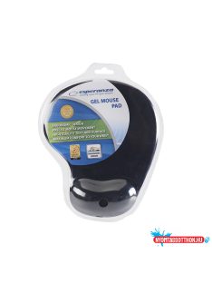 Egérpad csuklótámasszal, géltöltésû, Esperanza fekete