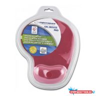 Egérpad csuklótámasszal, géltöltésû, Esperanza piros