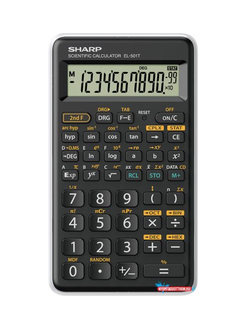 .Sharp EL501TBWH számológép Tudományos (Fehér)