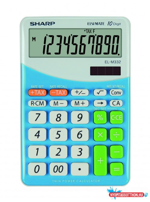 Sharp ELM332BBL számológép (Kék)