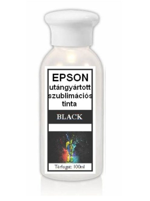 Epson Sublimation Ink Black, 100ml Packaging (Remanufactured) STORING PRODUCT