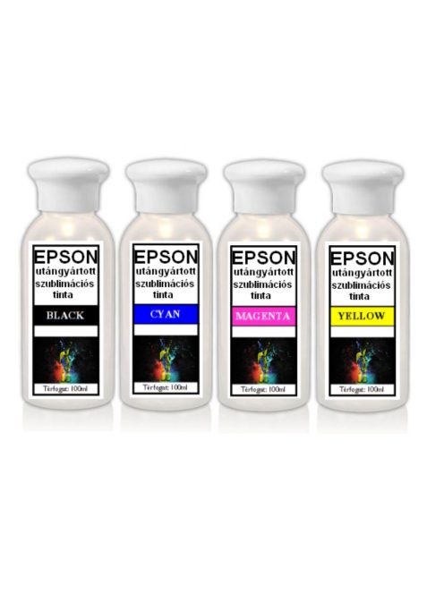 Epson Compatible Sublimation Ink Set, 100ml Packaging (Remanufactured) STORING PRODUCT