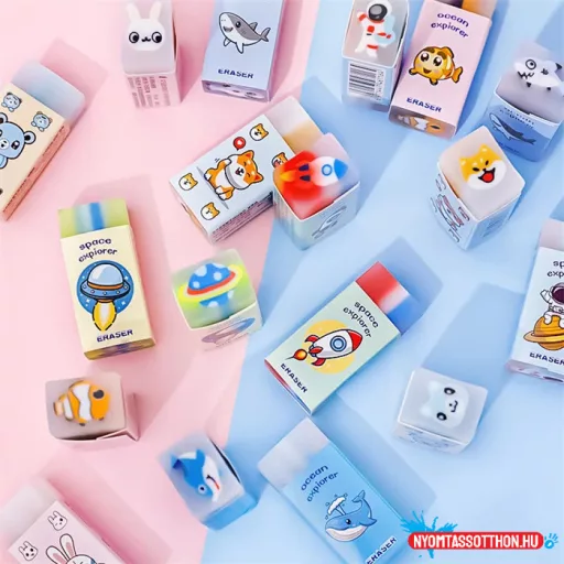 Fehér nyuszis radír