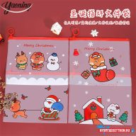 Műanyag karácsonyi tasak