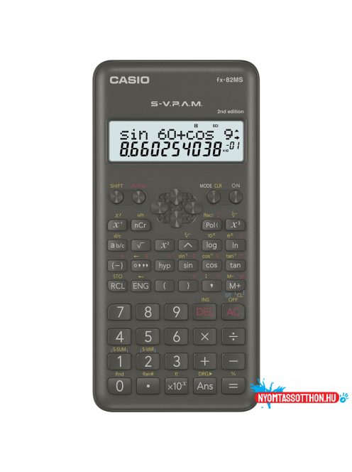 Számológép tudományos 240 funkcióss Casio FX 82 MS 2E fekete