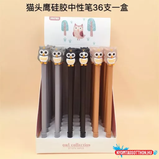 Baglyos zselés toll, 0,5mm