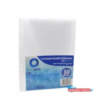   Genotherm lefûzhetõ, A4, 100 micron jumbo Bluering(R) 10 db/csomag,