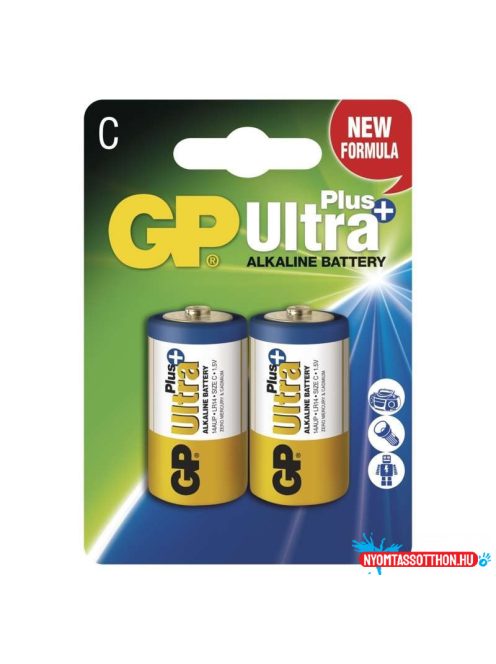 GP Alkaline Ultra Plus C bébi elem 2db/cs GP14AUP-2U2
