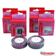 GR.51 red-black, 2o. NYLON ribbon white box (For use)