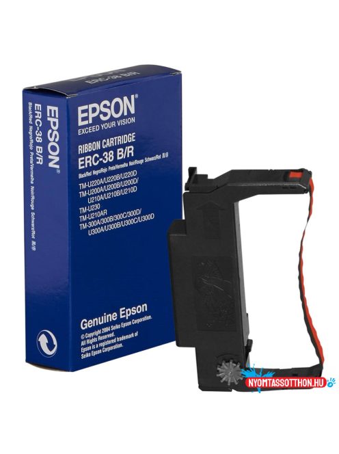 Epson ERC30/34/38 festékszalag black/red